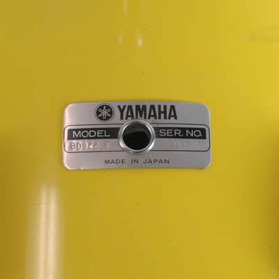 1980s Yamaha Tour Custom 8000 "Mellow Yellow" Drum Set image 14