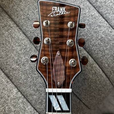 Frank Brothers Arcade Flamed Walnut, Full Multi-ply Tortoise Binding, Throbak SLE101 MXV image 5