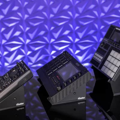 Headliner Adjustable Steel Desktop Production Stand; 55˚ Degree Angle; Fits Larger Desktop Synths, Samplers, Effects Modules, Drum Machines and more Music Production Gear for your Studio image 7