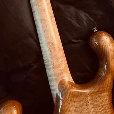 Fibenare Erotic Dalmat  Burl Maple Natural with Wood Pickup Covers Rare! image 8