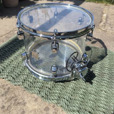 Kirchhoff Kirchhoff 12"x 9" Acrylic Arctic Tom Drum With Drumlite LED & New Evans EC2s 2017 - Acrylic image 5