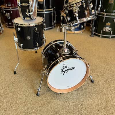 Gretsch Catalina Club Micro 10/13/16 Drum Set + 13" Matching Snare Drum - Piano Black image 1