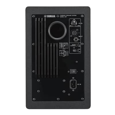 Yamaha HS7 95 Watt Professional Powered Studio Monitor Speaker (Black, 2-Pack) Bundle (2 Items) image 5