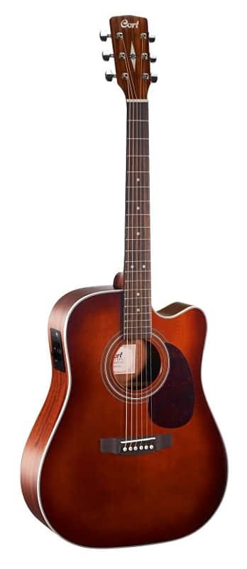 Cort FW MR500E-BR CE DredBrownGloss Solid Spruce Tp Mh B&S CE304T, Blem/B-stock image 1