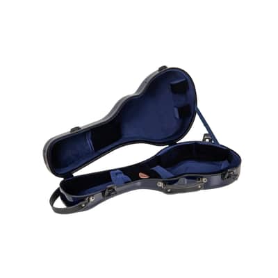 Crossrock Air Carbon Mandolin Case for F-Style (Fits Gibson F5) | Gloss 3K Carbon Weave Finish in Sapphire Blue, TSA Lock, Backpack Straps, Dust Cover – Elite Flight Case image 5