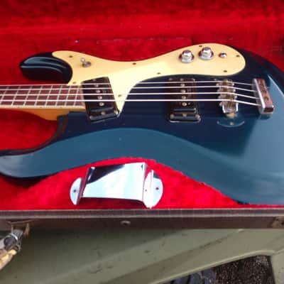 Mosrite Ventures Bass 60's Ink Blue image 7