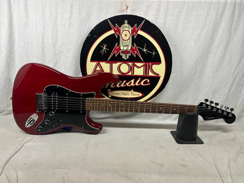 Fender American Select Stratocaster Strat HSS - Crimson Red Electric Guitar image 1