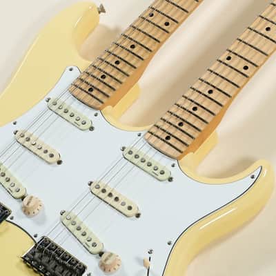 Fender Japan Yngwie Malmsteen Signature Model STW-230YM Yellow White [T000753] (06/15) image 8