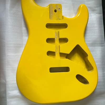 Yellow Alder SSS Stratocaster Style Guitar Body DIY Project image 2