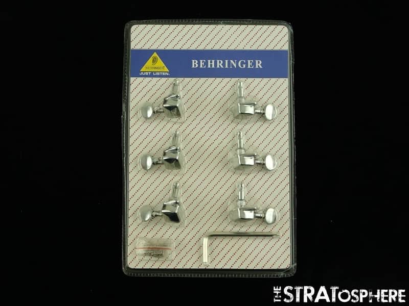 NOS Behringer Vintage TUNERS, Tuning Pegs Guitar Parts Chrome image 1