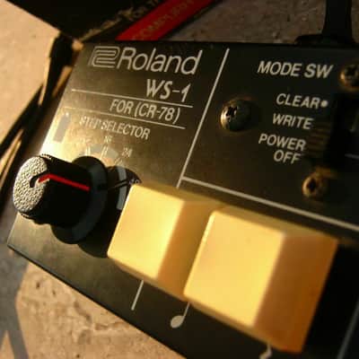 ✮ SUPERB !✮ BOXED ! ✮ ROLAND WS-1 Write Switch for CR-78 Drum Machines✮ ULTRA RARE + Essential ! image 5