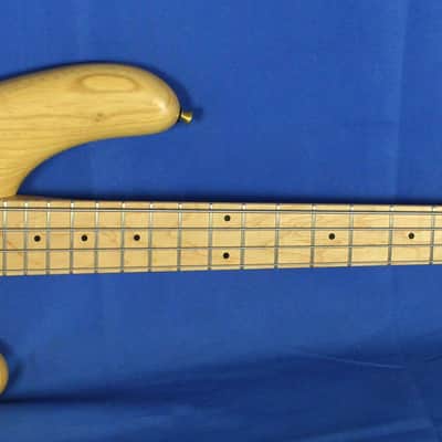 Fernandes Japan APB-4 Ash Active Electric Bass Guitar w/ Maple Fingerboard 1990's Natural Oil image 2