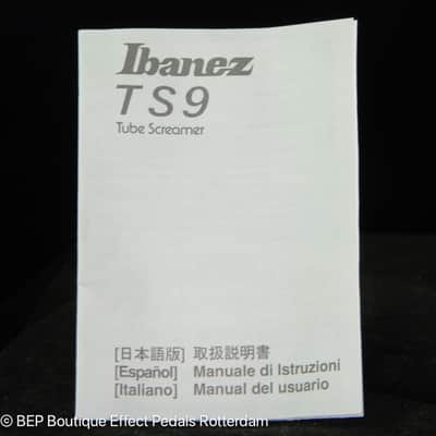 Ibanez TS-9 Tube Screamer early 90's s/n 208365 with TA45558P op amp made in Japan image 15