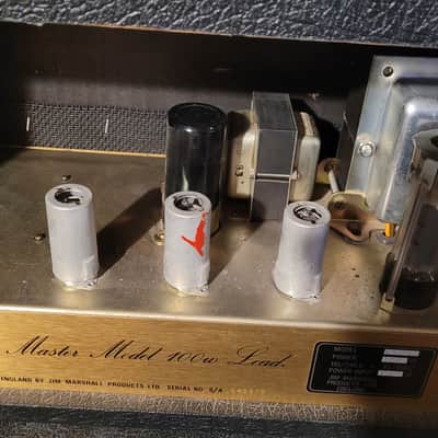 original - Marshall JCM 800 JMP - 2203 - 100-Watt Master Volume Head 1983 - Black image 9