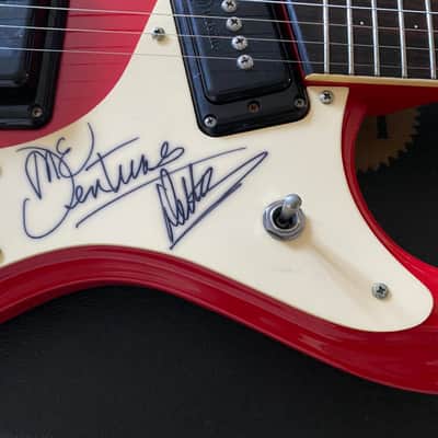 Mosrite Of California The Ventures Model Red Signed By Don Wilson Japan Vintage OHSC MIJ image 15