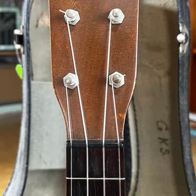 Vintage 1930s Martin Style 0 Soprano Ukulele w/ Vintage Clipboard Case image 3