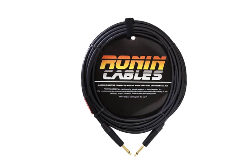 Ronin Cables 1/4" TS instrument cable 20' image 1