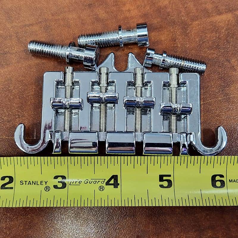 Bass Bridge 4 String   Chrome image 1