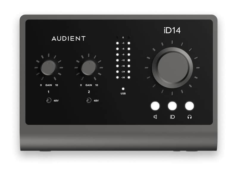 Audient iD14 MKII Desktop 10x6 USB Type-C Audio Interface image 1