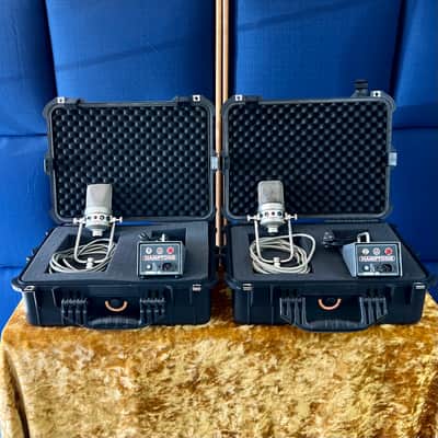 MATCHED PAIR! -Neumann M49b tube microphones c 1960 original vintage m49 B image 2