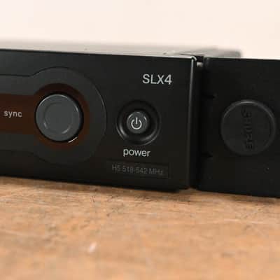 Shure SLX4 Wireless Receiver - H5 Band: 518-542 MHz (NO POWER SUPPLY) CG01SDU image 4