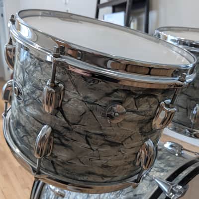 Slingerland "New Rock" Outfit Drum Set 1970s - Light Blue Pearl image 9
