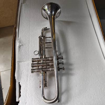 Selmer balanced trumpet 1957 S/N 18719 1957s - Silver plating image 15