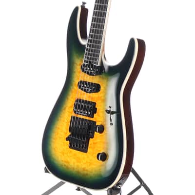 Jackson Pro Plus Series Soloist SLA3Q - Amber Blue Burst (RP) image 4