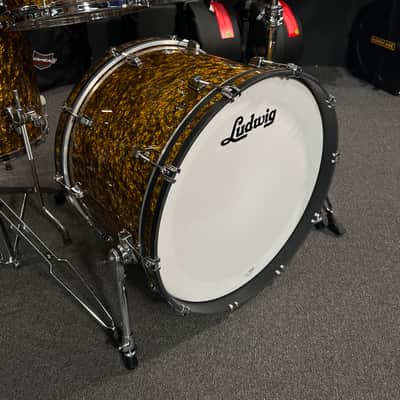 Ludwig Neusonic MOD 2 10/12/16/22" Drum Set Kit in Butterscotch Pearl from NAMM 2023 image 6