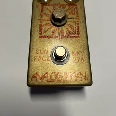 Analogman Sun Face White Dot NKT 275 Germanium Fuzz with Sun Dial