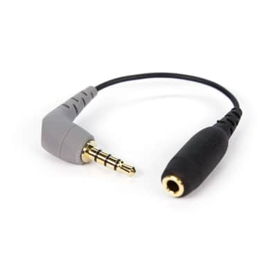 Rode SC4 3.5mm TRS to TRRS Microphone Cable Adaptor, 3 Inches image 2