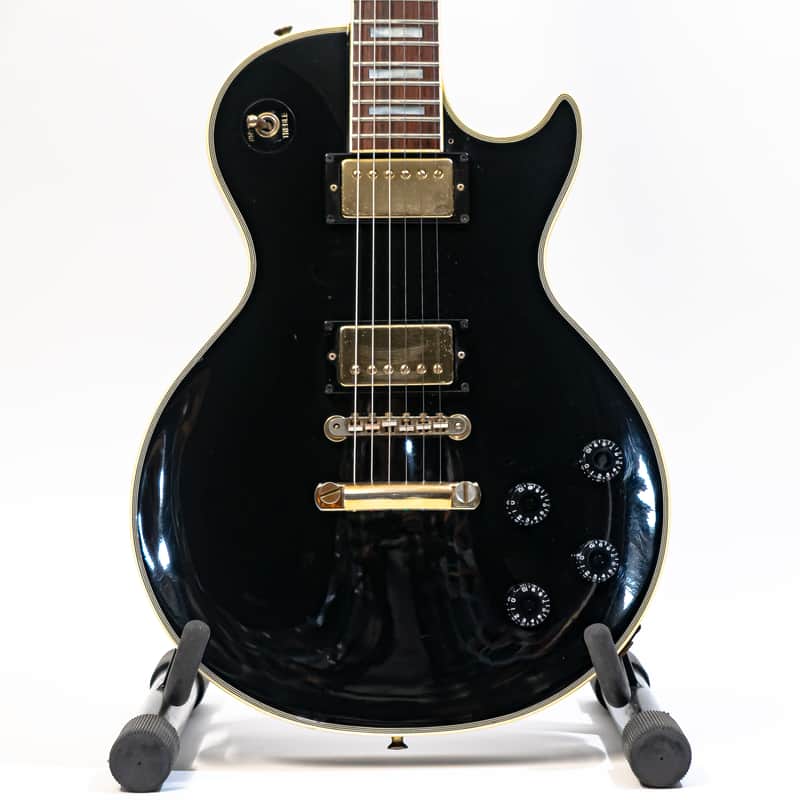 1980 Greco Les Paul Custom Electric Guitar - Black image 1