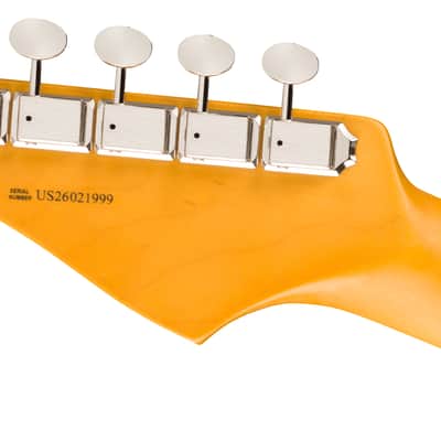 Fender Limited Edition American Professional Classic Stratocaster Electric Guitar Featuring the Fender Silent System - Daphne Blue with Gig Bag image 3