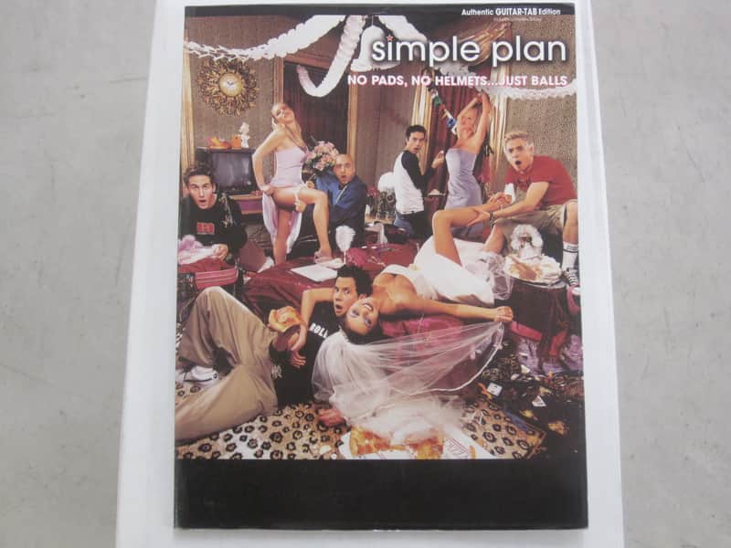 Simple Plan No Pads No Helmets Just Balls Sheet Music Song Book Songbook Guitar Tab Tablature image 1