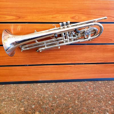 Emo Champion Bass Trumpet Silver image 4
