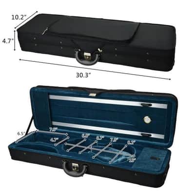 Nylon Violin Protective Case Bag - Black image 7