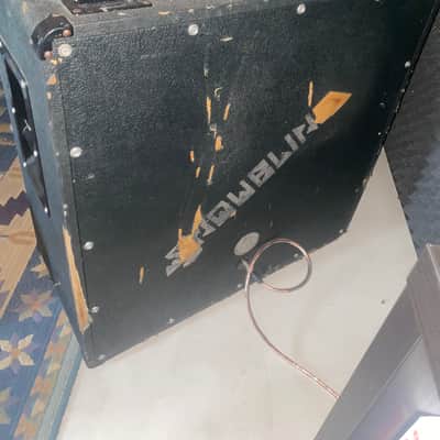 Marshall JCM 800 Lead Series Model 1982B 4x12" Straight Guitar Speaker Cabinet 1981 - 1987 - Black image 4