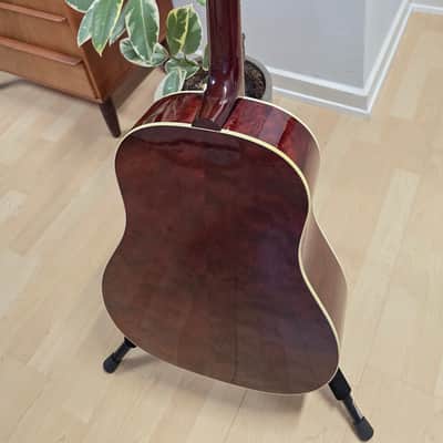 Gibson J-45 Custom 1 of 40 Quilt Bubinga USA Custom Shop J45 Quilted Figured Limited Edition Honeyburst Acoustic Guitar LR Baggs image 17