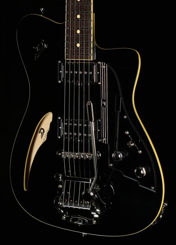 Duesenberg Caribou 6-String Chambered Electric Guitar Black | Reverb