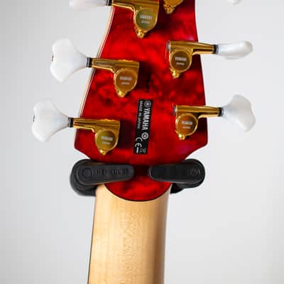 Yamaha TRBJP2 John Patitucci Signature 6-String Bass TRB-JP2 2021 - Transparent Dark Red Excellent Condition **SCOTT'S BASS LESSONS GIVEAWAY WINNER** image 12