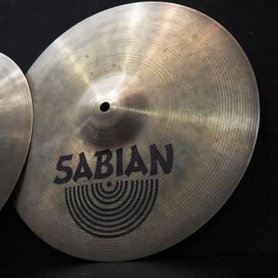 SABIAN USED ​​AA Regular HiHats 14 pair [Top:934g/Bottom:1410g] image 7