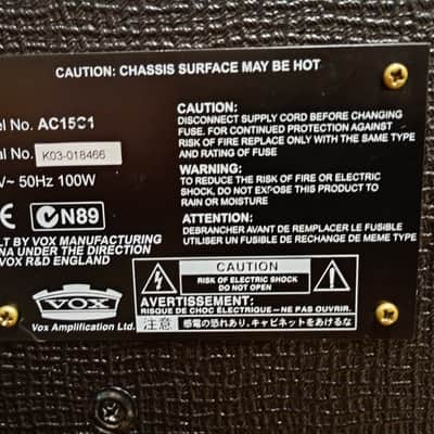 Custom Vox AC15C1 x T&T image 9