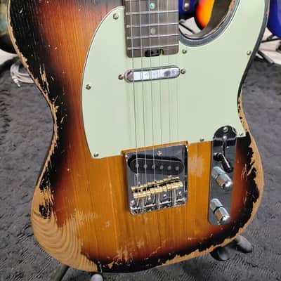 Censtar - Relic Telecaster Style 2024 - Relic Sunburn image 2