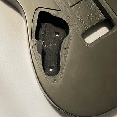 2000's Indonesian Ibanez RG5EX1 Grey Pewter Damaged Basswood Guitar Body Floyd Ready image 18