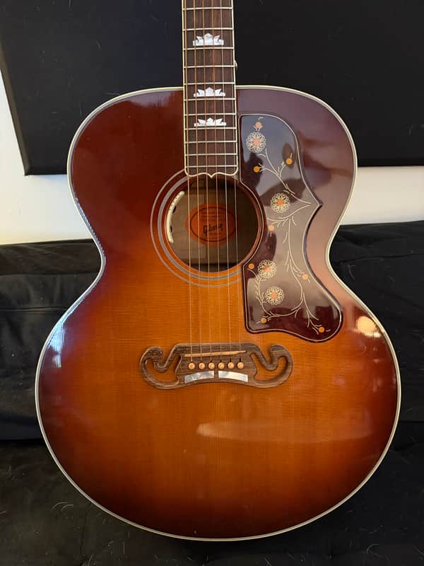Gibson SJ-200 Quilt Custom Shop 2015 - Autumn burst image 1