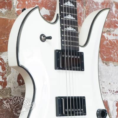 B.C. Rich Mockingbird Special 2008 White MIK Korea image 3