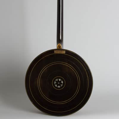 Bacon & Day  Silver Bell #6 Ne Plus Ultra Special Tenor Banjo (1927-33), ser. #22694/26719, original black hard shell case. image 2