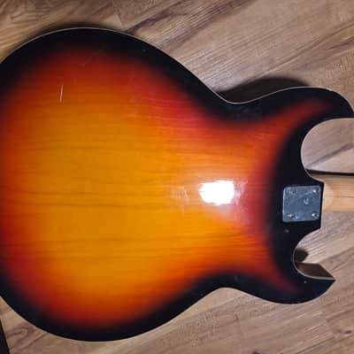 Tele-Star Hollowbody Bass and Amp 1960s Japan image 12