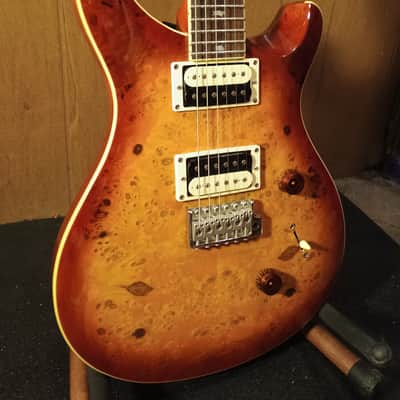 PRS SE Custom 24 Exotic Laurel Burl Limited Edition 2019 - 2020 - Vintage Sunburst image 3