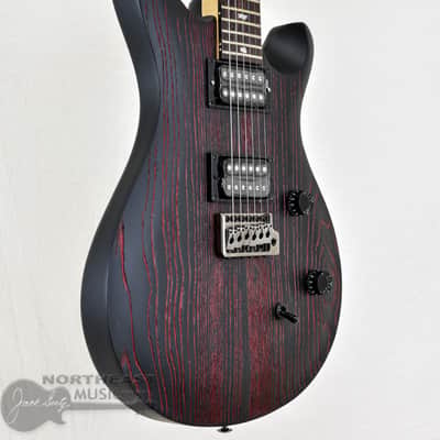 PRS SE Swamp Ash CE 24 Sandblasted Limited Edition - Red (s/n: 4143) image 2